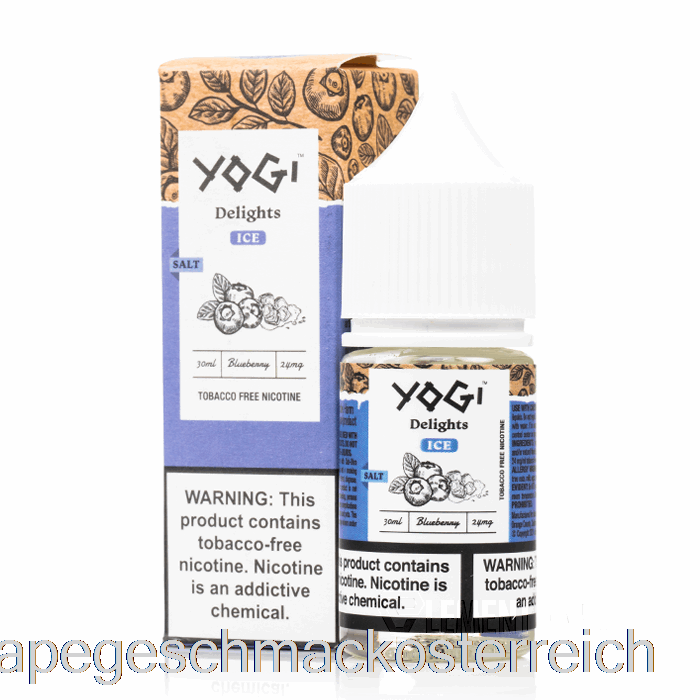 Blaubeer-Eissalze – Yogi-Köstlichkeiten – 30 Ml, 24 Mg Vape-Geschmack